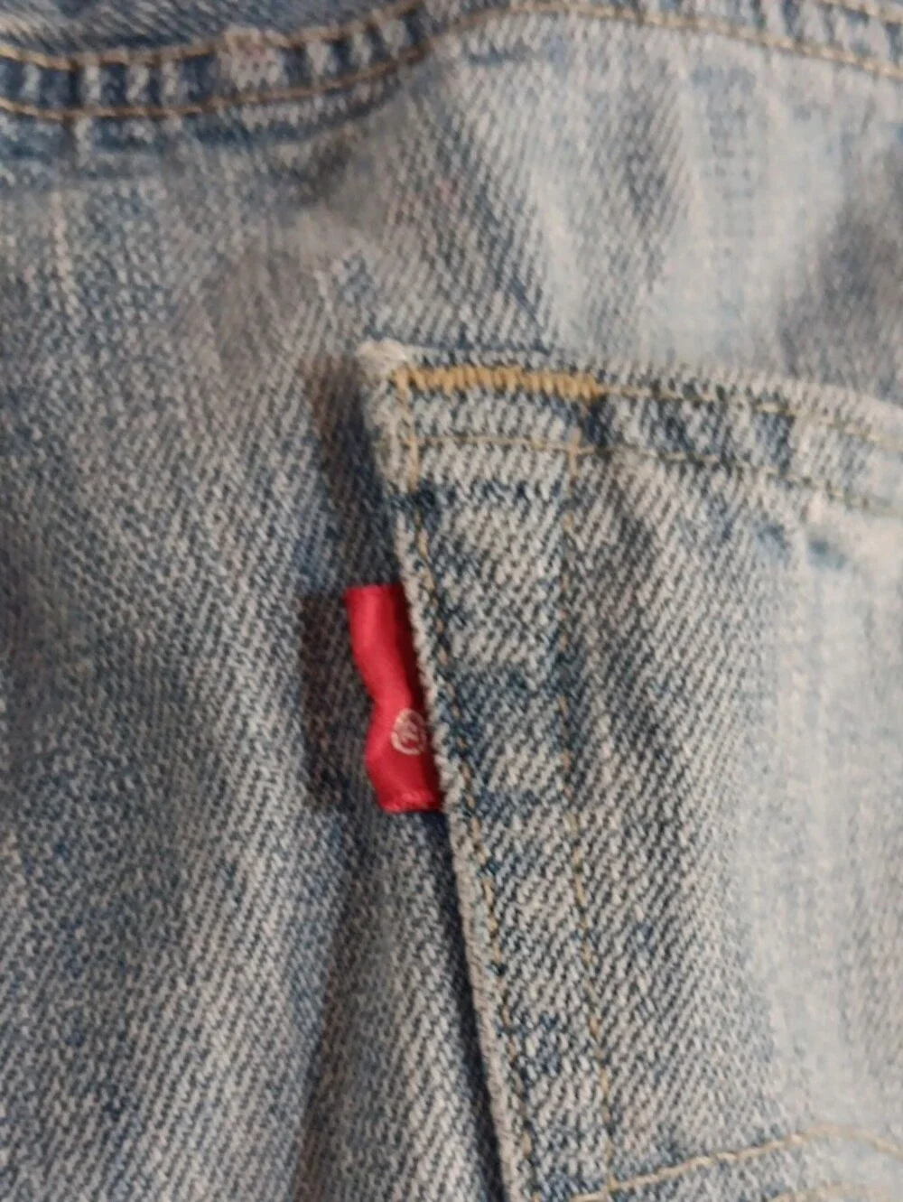 Levi's Light Blue Denim Jean Shorts